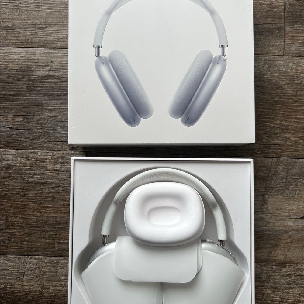 Silver Over-Ear Headphones